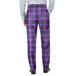 ScotsTee Shop Scottish Lang Ancient Clan Men's Tartan Trousers Plaid Trews - Regular Fit