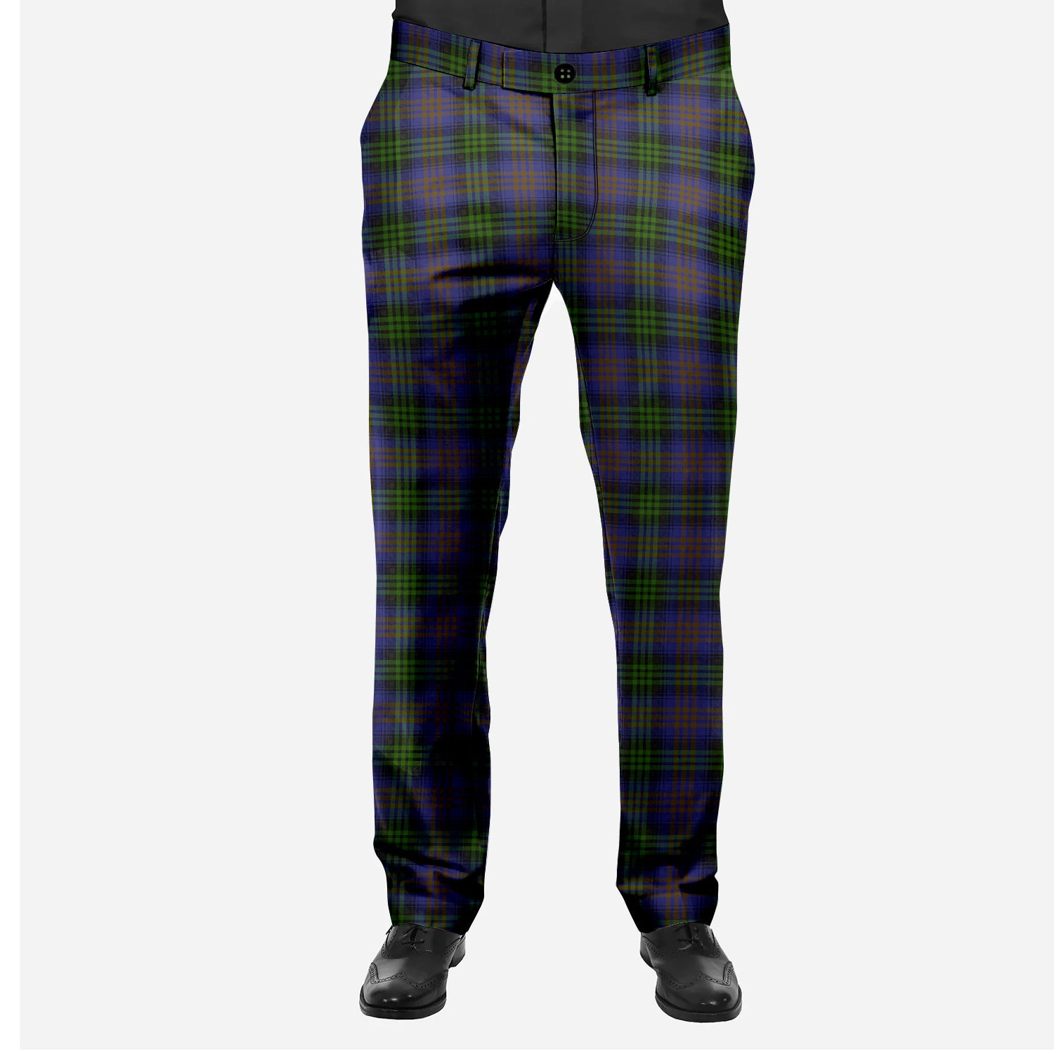 ScotsTee Shop Scottish Lysaght Hunting Men's Tartan Trousers Plaid Trews - Regular Fit
