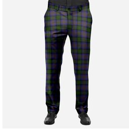 ScotsTee Shop Scottish Lysaght Hunting Men's Tartan Trousers Plaid Trews - Regular Fit