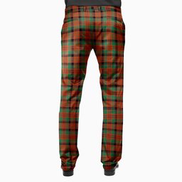 ScotsTee Shop Scottish MacNicol Ancient Men's Tartan Trousers Plaid Trews - Regular Fit