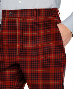 ScotsTee Shop Scottish MacDonald of Ardnamurchan Men's Tartan Trousers Plaid Trews - Regular Fit