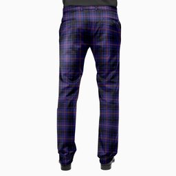 ScotsTee Shop Scottish MacIver of Strome Men's Tartan Trousers Plaid Trews - Regular Fit