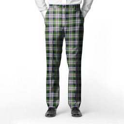 ScotsTee Shop Scottish MacCracken Dress Men's Tartan Trousers Plaid Trews - Regular Fit