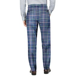 ScotsTee Shop Scottish MacHinery Dress Men's Tartan Trousers Plaid Trews - Regular Fit