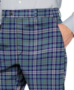 ScotsTee Shop Scottish MacHinery Dress Men's Tartan Trousers Plaid Trews - Regular Fit