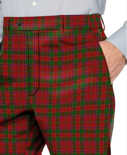 ScotsTee Shop Scottish Lochiel Men's Tartan Trousers Plaid Trews - Regular Fit