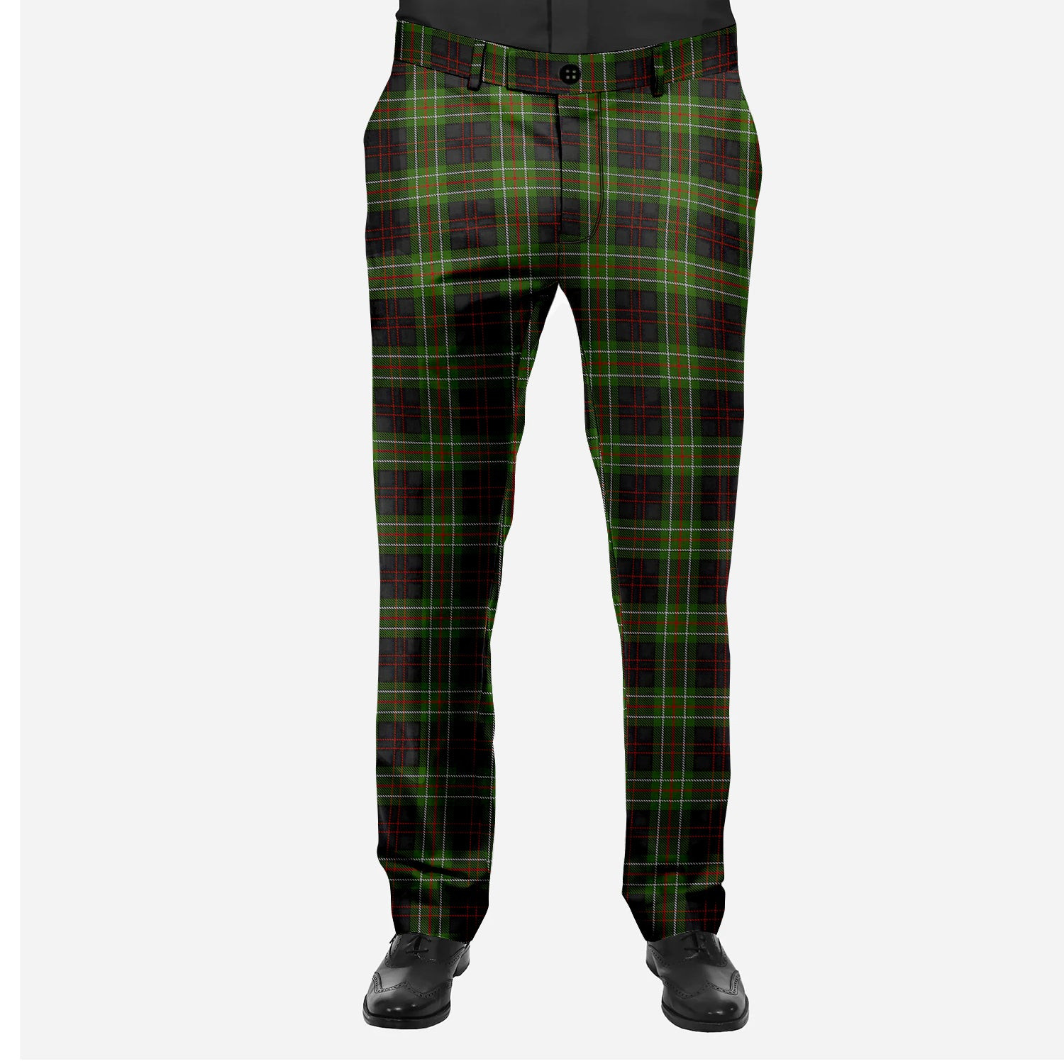 ScotsTee Shop Scottish MacDiarmid Men's Tartan Trousers Plaid Trews - Regular Fit