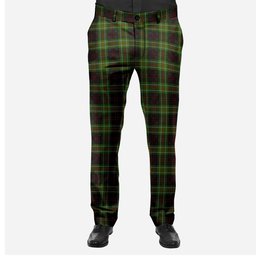 ScotsTee Shop Scottish MacDiarmid Men's Tartan Trousers Plaid Trews - Regular Fit