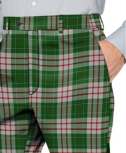 ScotsTee Shop Scottish MacDiarmid Dress Men's Tartan Trousers Plaid Trews - Regular Fit
