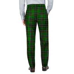 ScotsTee Shop Scottish MacAlpine Modern Men's Tartan Trousers Plaid Trews - Regular Fit