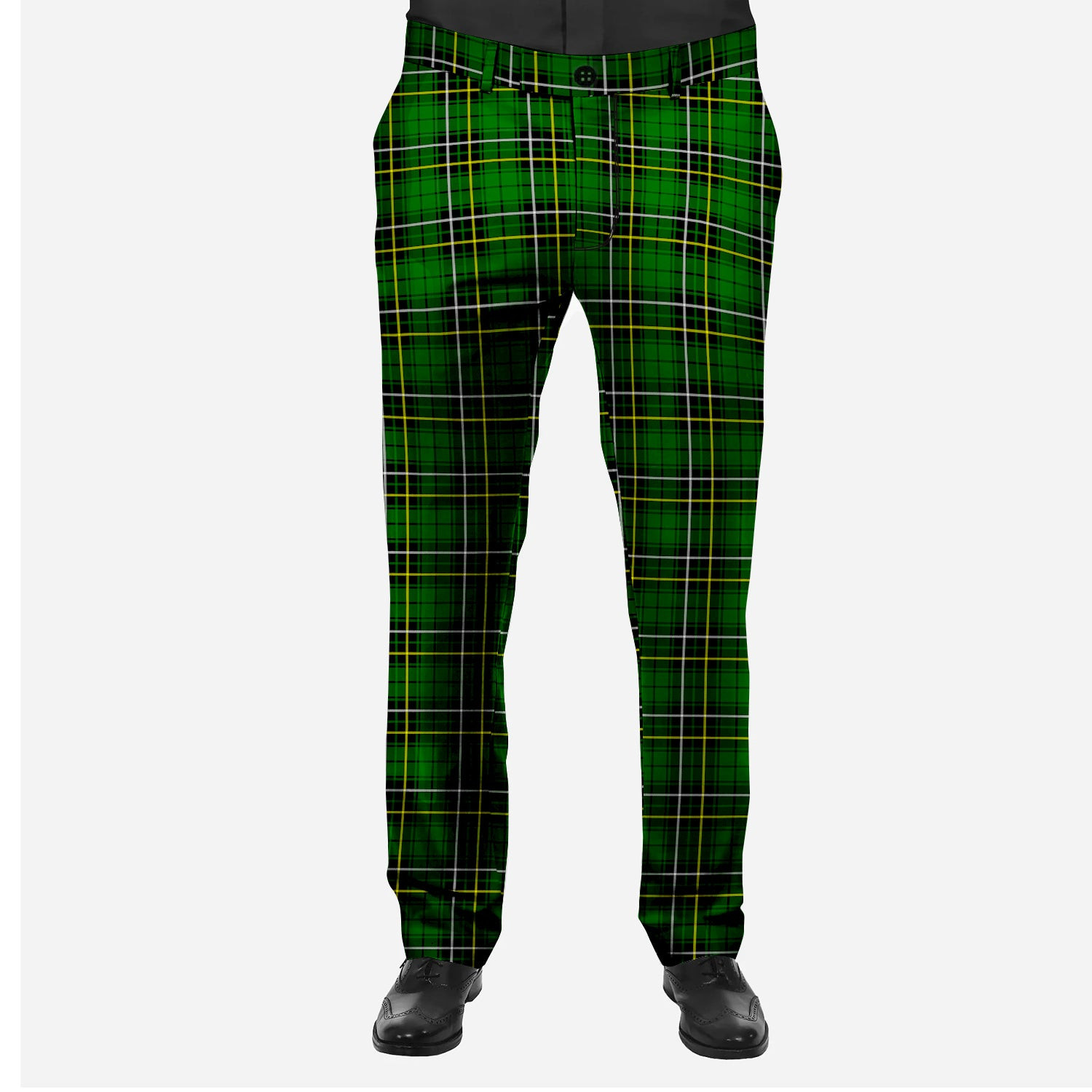 ScotsTee Shop Scottish MacAlpine Modern Men's Tartan Trousers Plaid Trews - Regular Fit