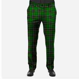 ScotsTee Shop Scottish MacAlpine Modern Men's Tartan Trousers Plaid Trews - Regular Fit