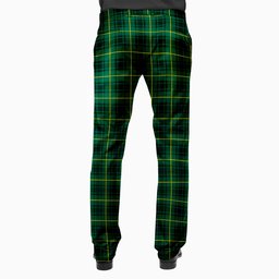ScotsTee Shop Scottish MacArthur Modern Men's Tartan Trousers Plaid Trews - Regular Fit