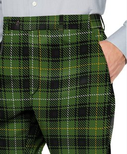 ScotsTee Shop Scottish MacIvor Hunting Men's Tartan Trousers Plaid Trews - Regular Fit