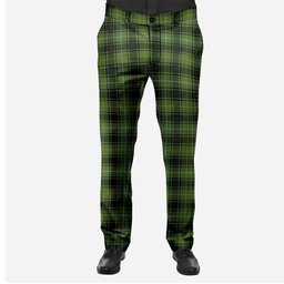 ScotsTee Shop Scottish MacIvor Hunting Men's Tartan Trousers Plaid Trews - Regular Fit