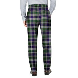 ScotsTee Shop Scottish MacKinlay Dress Men's Tartan Trousers Plaid Trews - Regular Fit