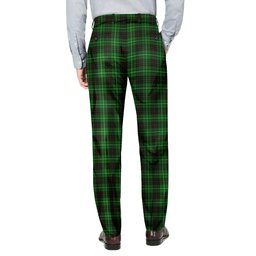ScotsTee Shop Scottish MacAuley of Lewis Men's Tartan Trousers Plaid Trews - Regular Fit