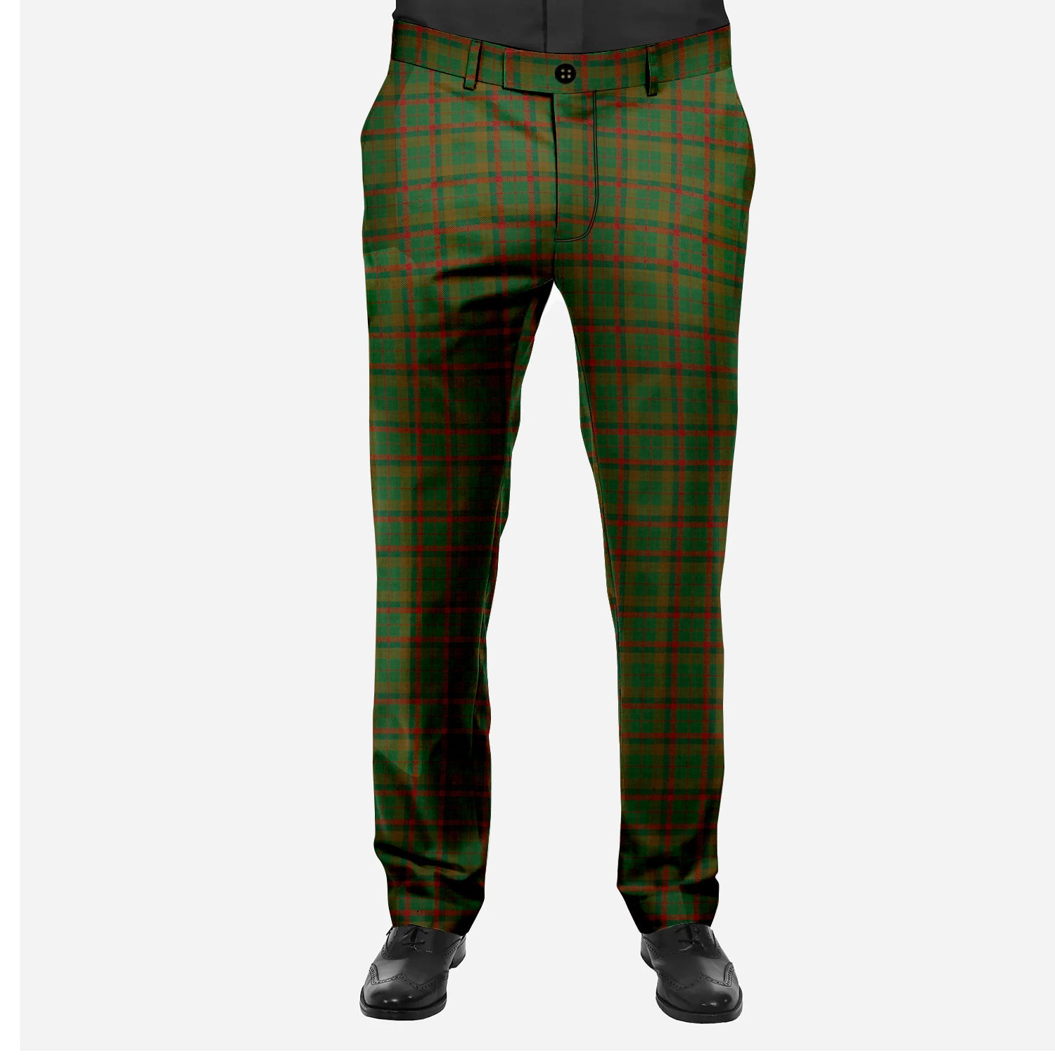 ScotsTee Shop Scottish MacNachten Hunting Men's Tartan Trousers Plaid Trews - Regular Fit