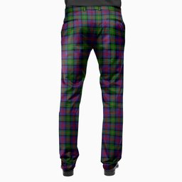 ScotsTee Shop Scottish Logan 1831 Men's Tartan Trousers Plaid Trews - Regular Fit