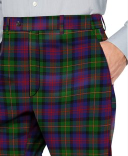 ScotsTee Shop Scottish Logan 1831 Men's Tartan Trousers Plaid Trews - Regular Fit