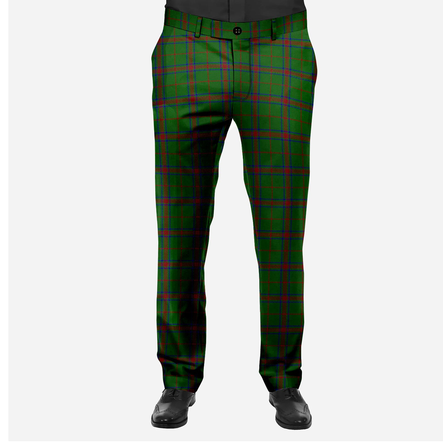 ScotsTee Shop Scottish Loton Men's Tartan Trousers Plaid Trews - Regular Fit