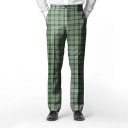 ScotsTee Shop Scottish MacGiboney Dress Men's Tartan Trousers Plaid Trews - Regular Fit
