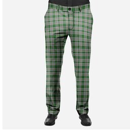 ScotsTee Shop Scottish MacGiboney Dress Men's Tartan Trousers Plaid Trews - Regular Fit
