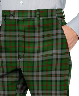 ScotsTee Shop Scottish MacNeish Hunting Men's Tartan Trousers Plaid Trews - Regular Fit