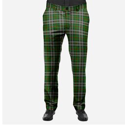 ScotsTee Shop Scottish MacNeish Hunting Men's Tartan Trousers Plaid Trews - Regular Fit