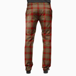 ScotsTee Shop Scottish MacKintosh Chief Men's Tartan Trousers Plaid Trews - Regular Fit