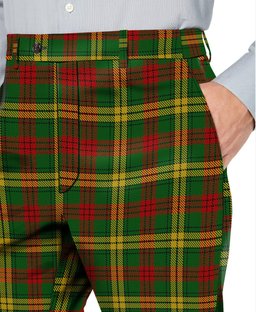 ScotsTee Shop Scottish MacMillan 1946 Men's Tartan Trousers Plaid Trews - Regular Fit