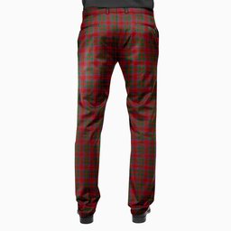 ScotsTee Shop Scottish MacElvain or MacIlvain Men's Tartan Trousers Plaid Trews - Regular Fit