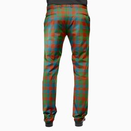 ScotsTee Shop Scottish MacGowan Ancient Men's Tartan Trousers Plaid Trews - Regular Fit