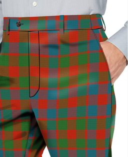 ScotsTee Shop Scottish MacGowan Ancient Men's Tartan Trousers Plaid Trews - Regular Fit