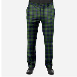 ScotsTee Shop Scottish MacNeil of Colonsay Men's Tartan Trousers Plaid Trews - Regular Fit