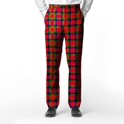 ScotsTee Shop Scottish MacNachten Modern Men's Tartan Trousers Plaid Trews - Regular Fit