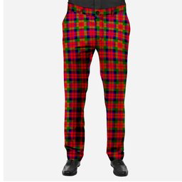 ScotsTee Shop Scottish MacNachten Modern Men's Tartan Trousers Plaid Trews - Regular Fit