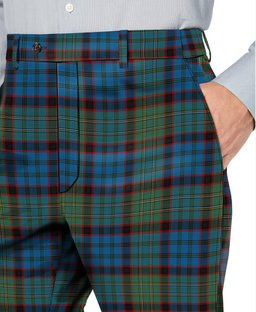 ScotsTee Shop Scottish MacNeacail Hunting Men's Tartan Trousers Plaid Trews - Regular Fit