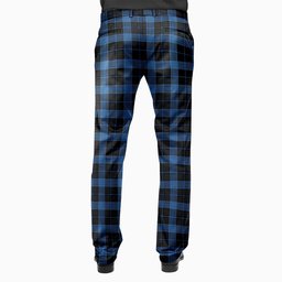 ScotsTee Shop Scottish Lynn Men's Tartan Trousers Plaid Trews - Regular Fit