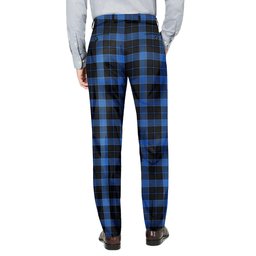 ScotsTee Shop Scottish Lynn Men's Tartan Trousers Plaid Trews - Regular Fit