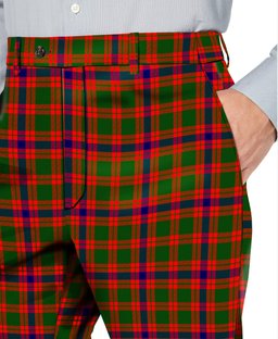 ScotsTee Shop Scottish Skene SC Men's Tartan Trousers Plaid Trews - Regular Fit