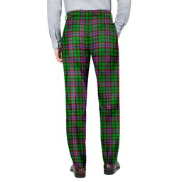ScotsTee Shop Scottish McGeachie Men's Tartan Trousers Plaid Trews - Regular Fit