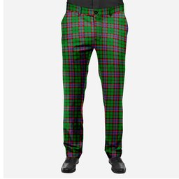 ScotsTee Shop Scottish McGeachie Men's Tartan Trousers Plaid Trews - Regular Fit
