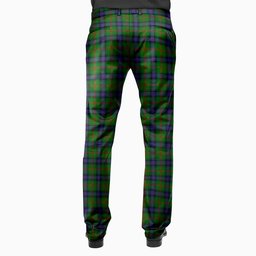 ScotsTee Shop Scottish Park Men's Tartan Trousers Plaid Trews - Regular Fit
