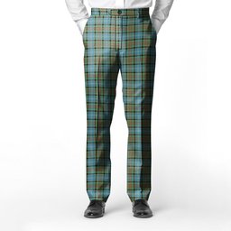 ScotsTee Shop Scottish Paisley District Men's Tartan Trousers Plaid Trews - Regular Fit
