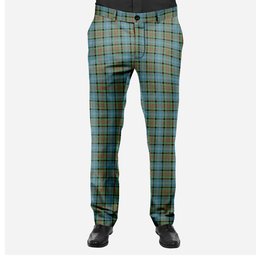 ScotsTee Shop Scottish Paisley District Men's Tartan Trousers Plaid Trews - Regular Fit