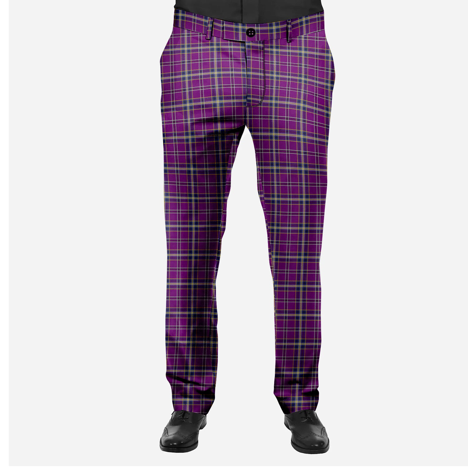 ScotsTee Shop Scottish Regan Men's Tartan Trousers Plaid Trews - Regular Fit