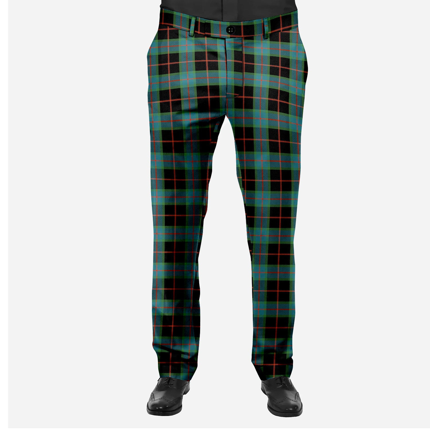 ScotsTee Shop Scottish Nairn Ancient Men's Tartan Trousers Plaid Trews - Regular Fit