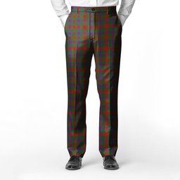 ScotsTee Shop Scottish Ross Wilsons_ Men's Tartan Trousers Plaid Trews - Regular Fit