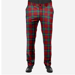 ScotsTee Shop Scottish Ruthven VS Men's Tartan Trousers Plaid Trews - Regular Fit
